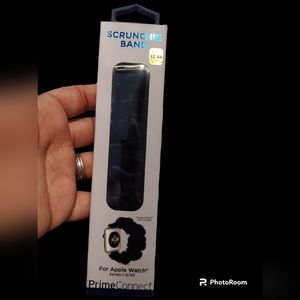🆕️Apple Watch Nvy Blue Scrunchie Band series 1-6/SE 42mm-44mm NWT